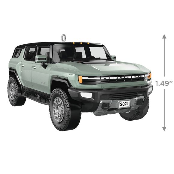 New! 2024 GMC Hummer EV Hallmark Keepsake Christmas Ornament Diecast Truck SUV - Picture 3 of 5